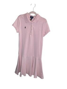 Ralph Lauren Soft Pink Polo Label Dress.  Size 12-14